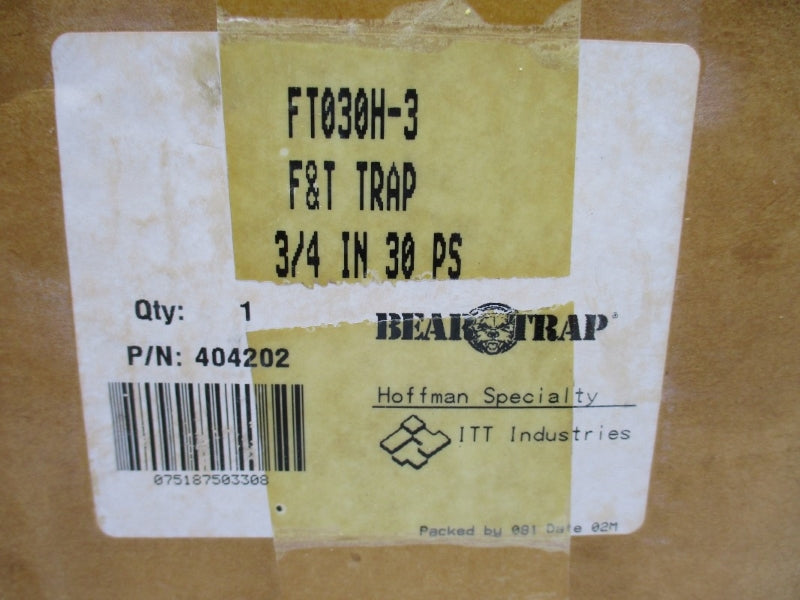 ITT FT030H-3 404202 30PSI 450'F 3/4" NSMP