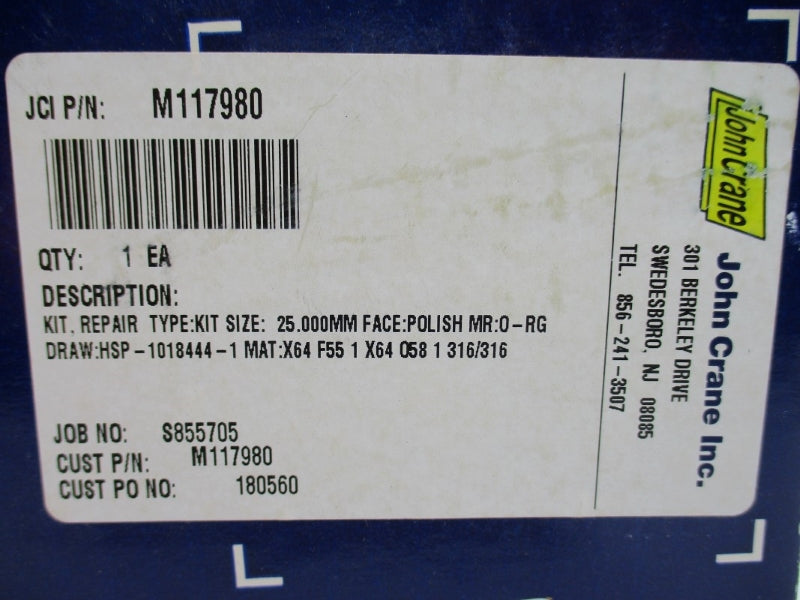 JOHN CRANE M117980 NSMP