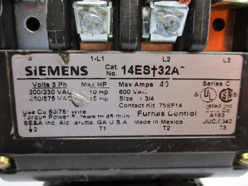 SIEMENS 14ESD32AA 240V 40A NUPI