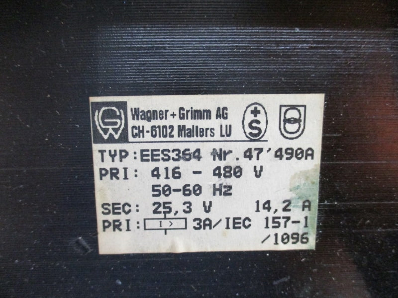 WAGNER+GRIMM EES364 416-480V 14.2A NSNP