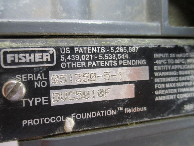 FISHER CONTROLS DVC5010F 32-24588S 35PSI 1" NSNP