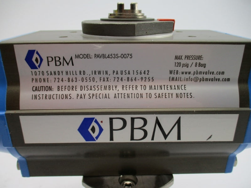 PBM PAVBL453S-0075 1" 120PSI NSNP