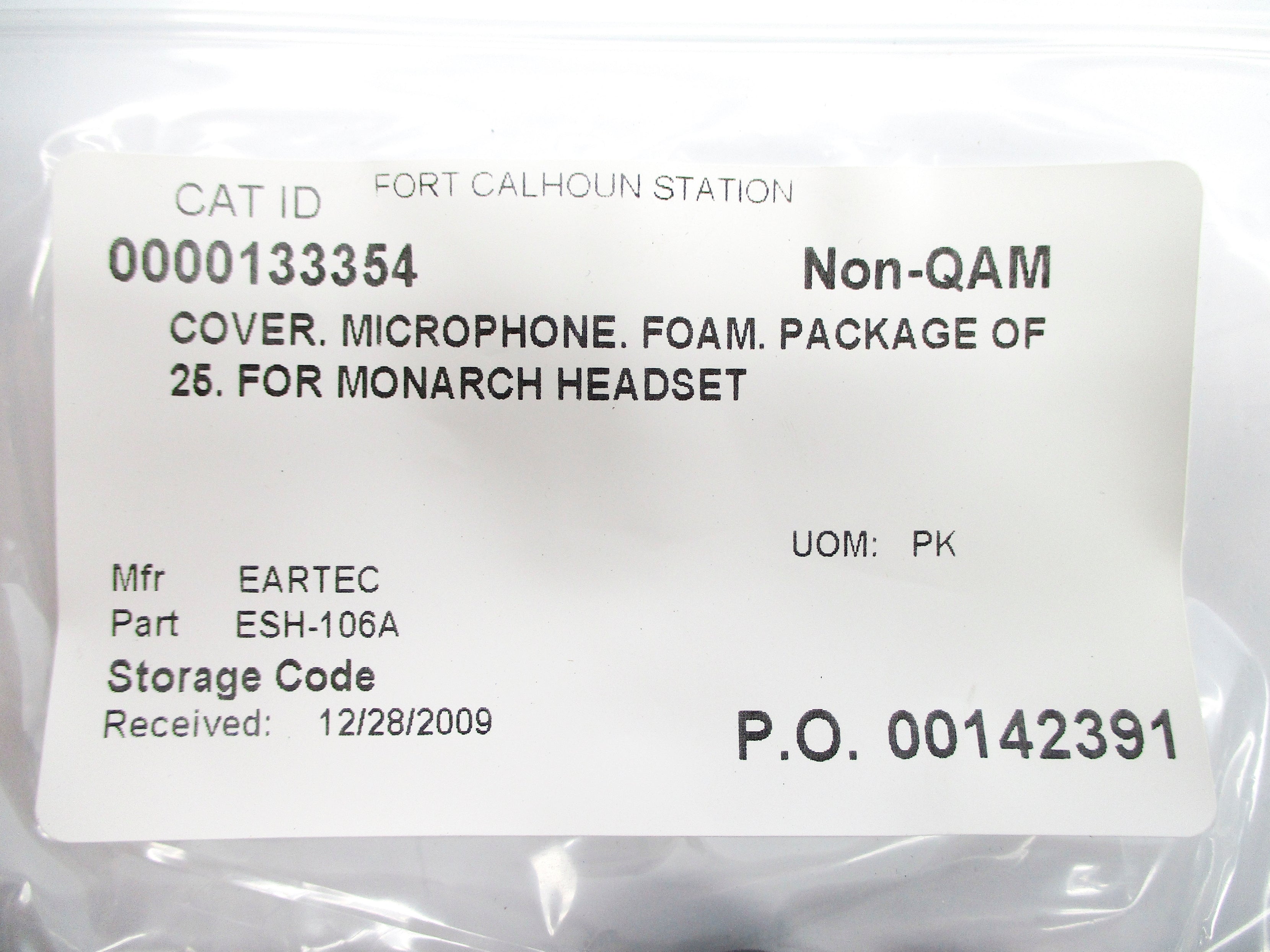 EARTEC ESH-106A (PKG OF 25) NSMP