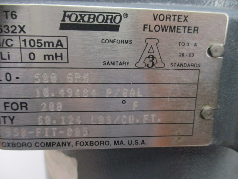 FOXBORO 83S-A03TAA 10.5-50VDC 150PSI 100'F NSNP