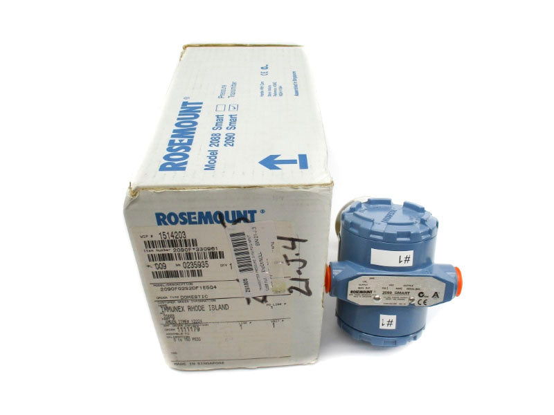 ROSEMOUNT 2090FG2S2DF1E5Q4 10.5-36VDC 150PSI NSMP
