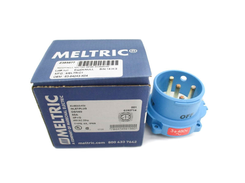 MELTRIC 63-68243-K04 DSN60 480VAC 60A NSMP