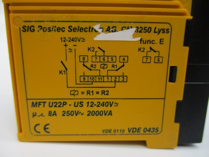 SELECTRON MFTU22P-US 12-240V 8A NSNP