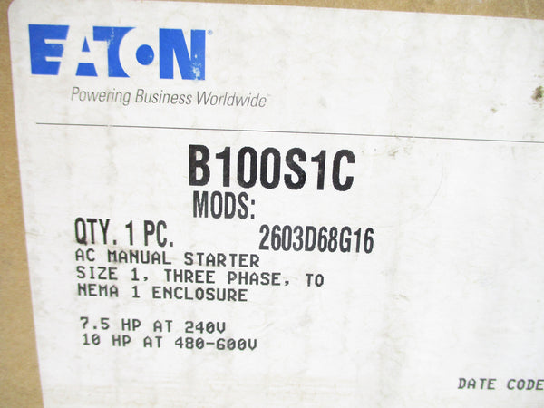 EATON B100S1C NSMP