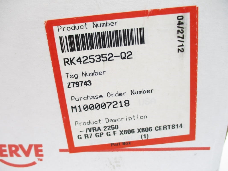 FLOWSERVE RK425352-Q2 NSMP