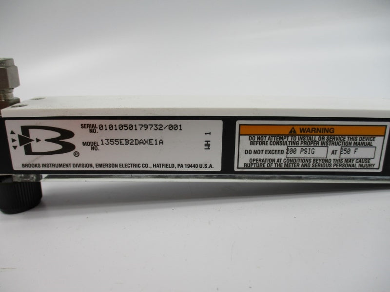 BROOKS INSTRUMENT 1355EB2DAXE1A 200PSI 250'F NSNP