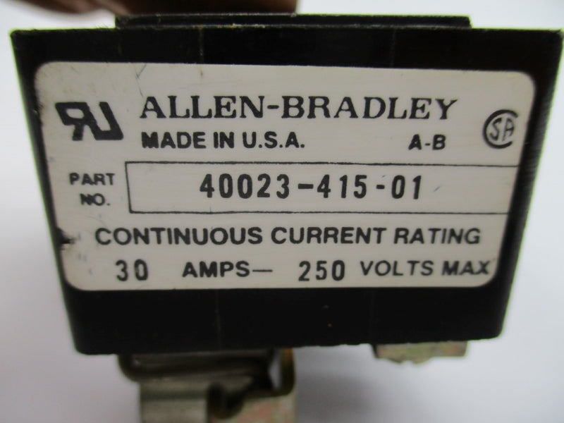 ALLEN BRADLEY 40023-415-01 250V 30A NSNP