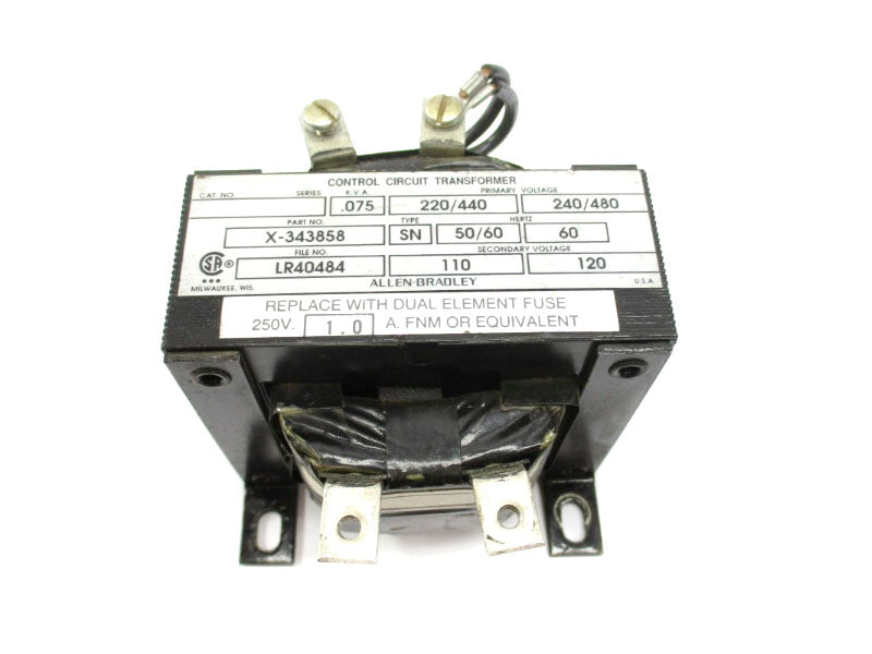 ALLEN BRADLEY X-343858 480V 1.0A UNMP