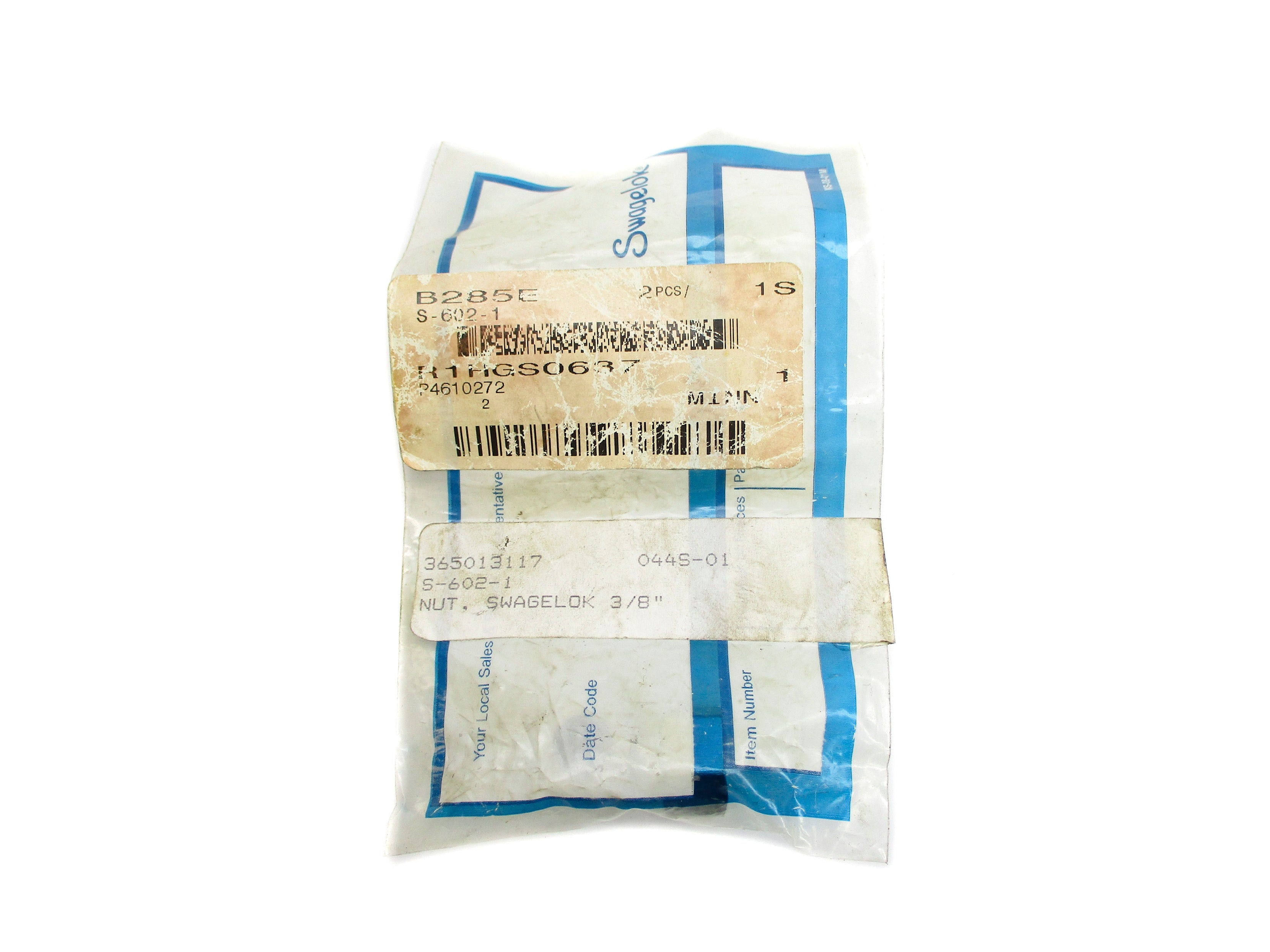 SWAGELOK S-602-1 (PKG OF 2) NSMP