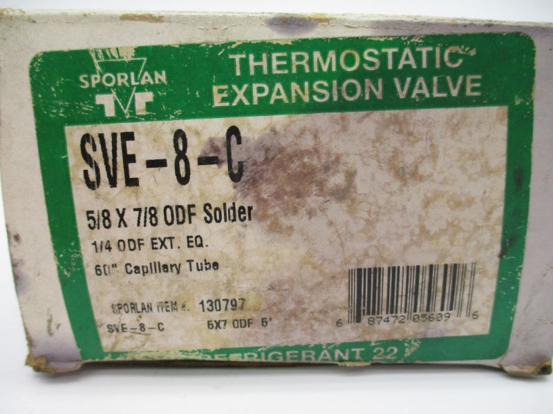 SPORLAN SVE-8-C 1/4" NSMP