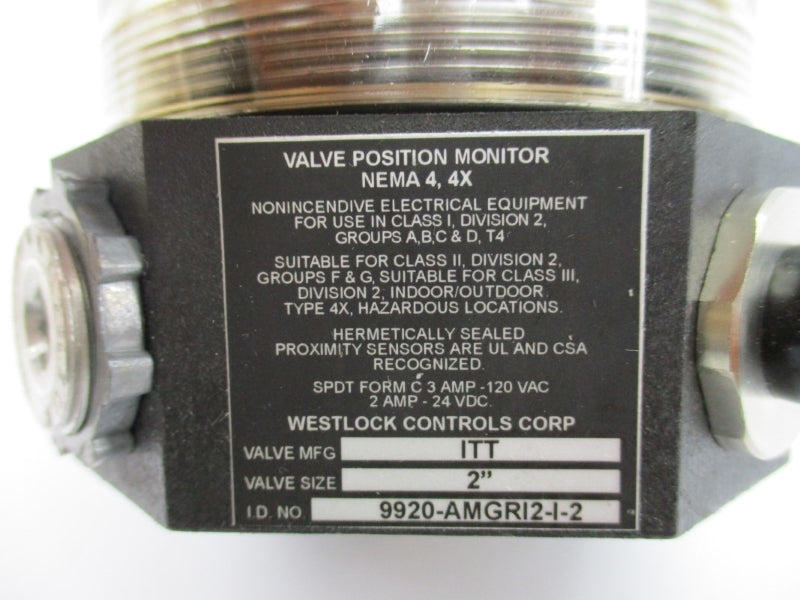 WESTLOCK CONTROLS S-9920-AMGRI2-I-2 120VAC 3A NSMP