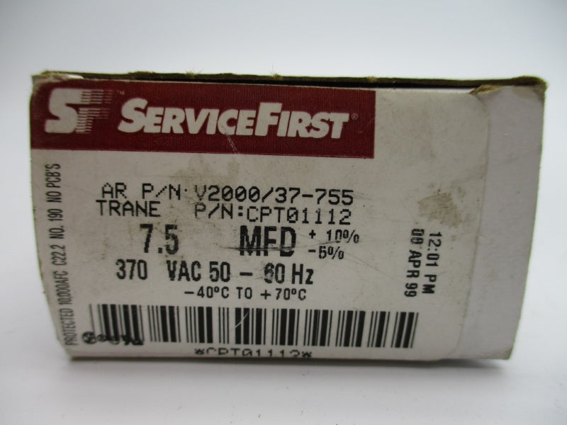 SERVICE FIRST V2000/37-755 CPT01112 370VAC NSMP