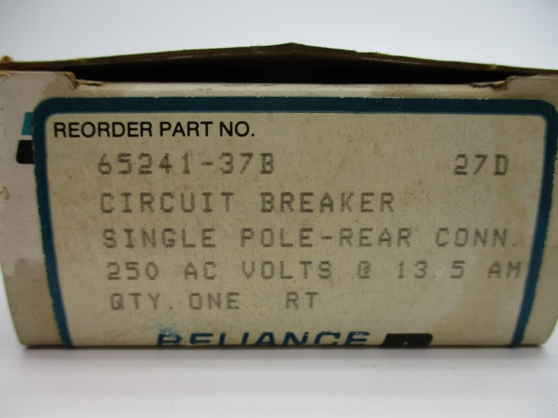 RELIANCE ELECTRIC 65241-37B 250VAC 13.5A NSMP