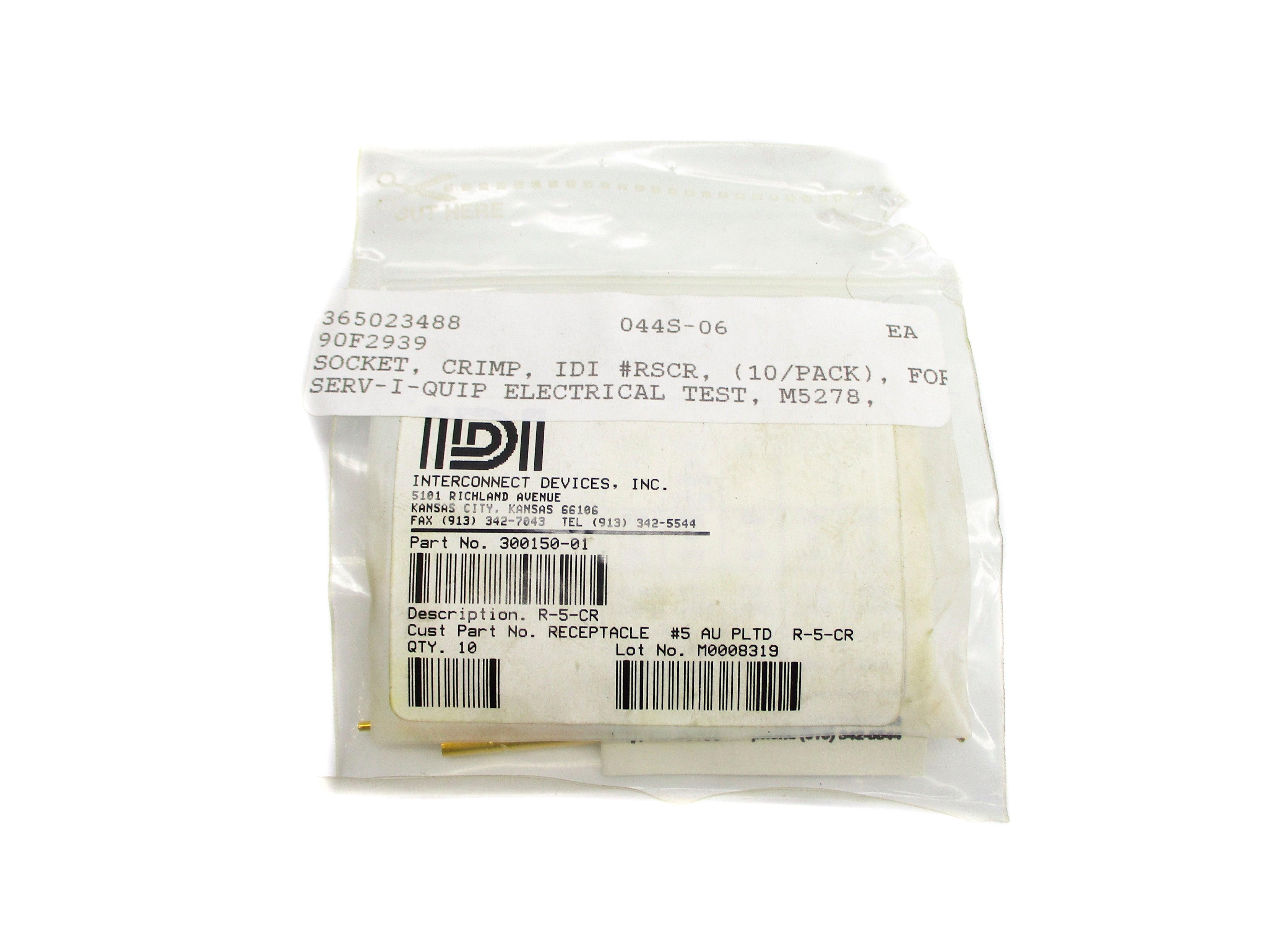 INTERCONNECT DEVICES R-5-CR 300150-01 (PKG OF 10) NSMP