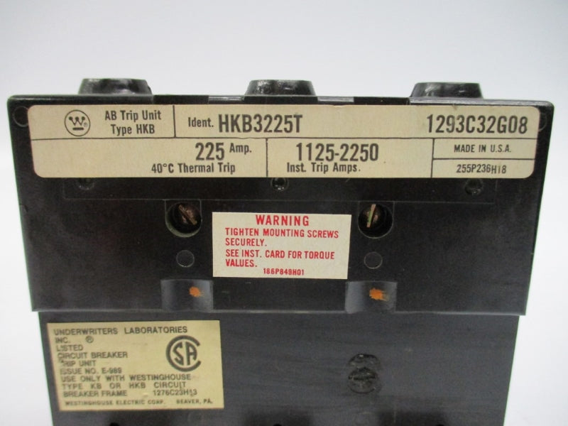 WESTINGHOUSE HKB3225T 225A NSNP