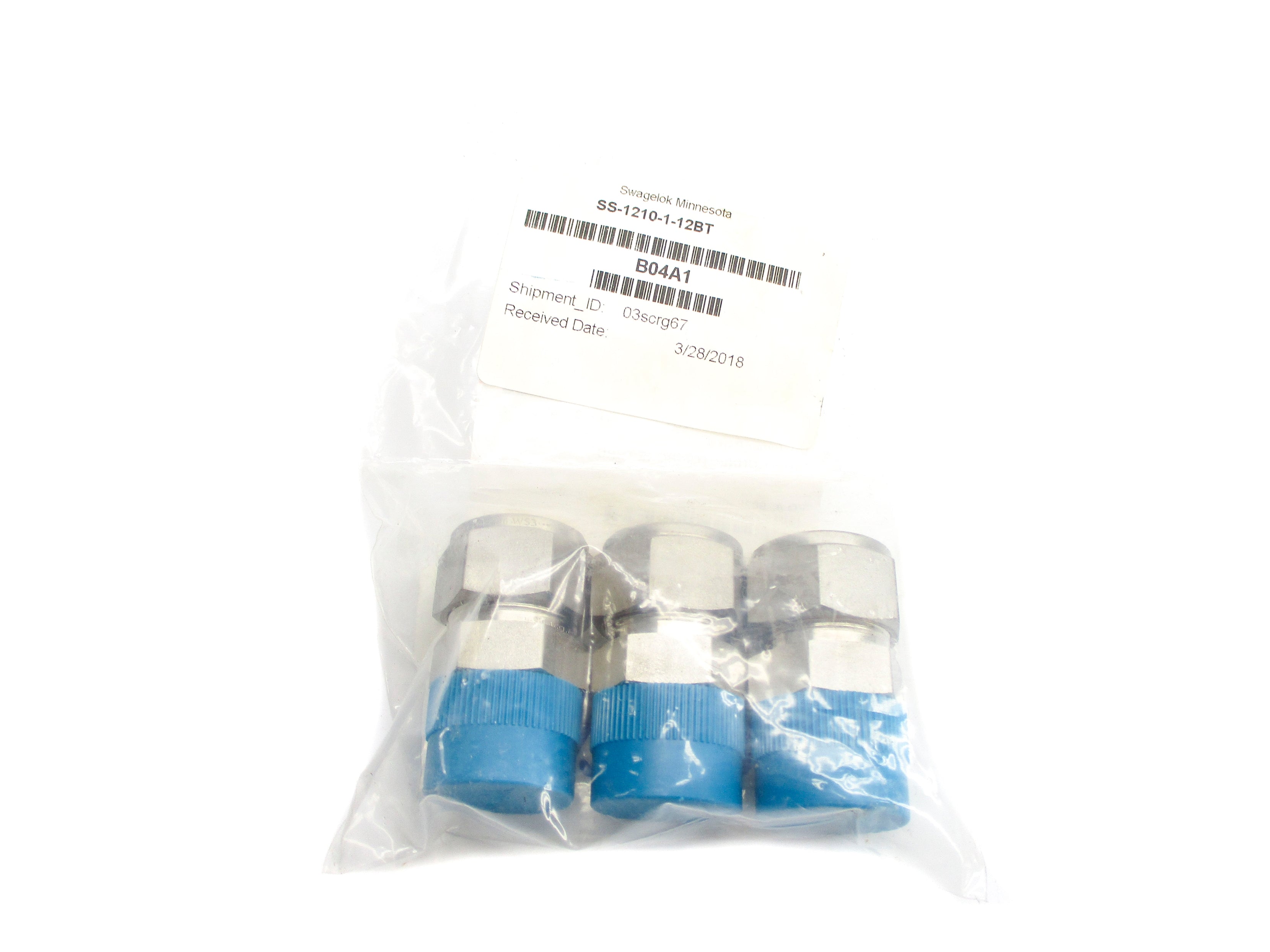 SWAGELOK SS-1210-1-12BT (PKG OF 3) NSMP