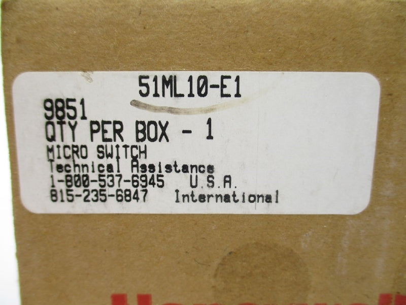 HONEYWELL 51ML10-E1 480VAC 20A NSMP