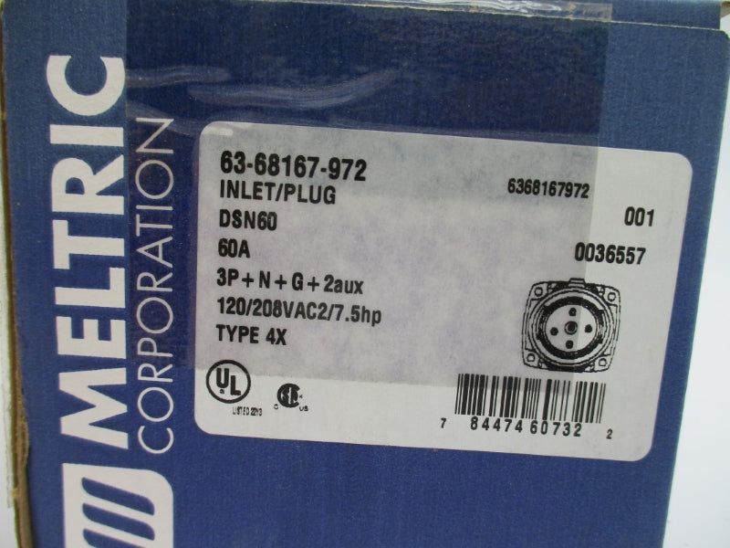 MELTRIC 63-68167-972 DSN60 120/208VAC 60A NSMP