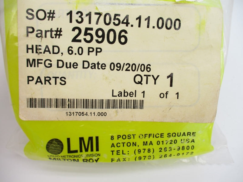 LMI MILTON ROY 25906 NSMP