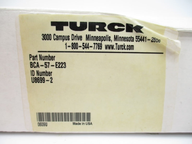 TURCK BCA-57-E223 U8699-2 NSMP