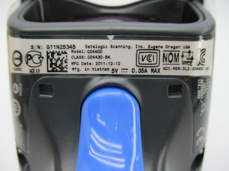 DATALOGIC GD4430-BKK1 GD4400 5V 0.35A NSMP