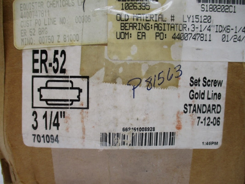SEALMASTER ER-52 3-1/4" NSMP