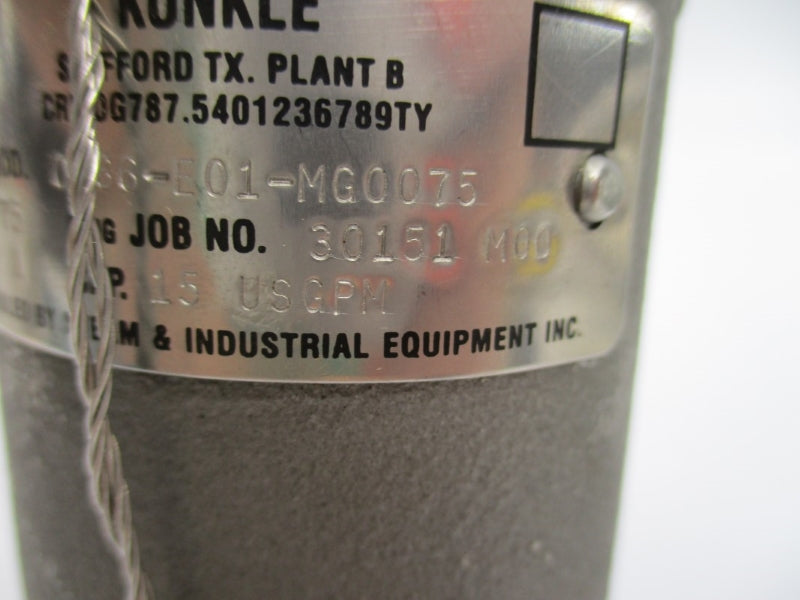 KUNKLE 0266-E01-MG0075 75PSI 1" NSNP