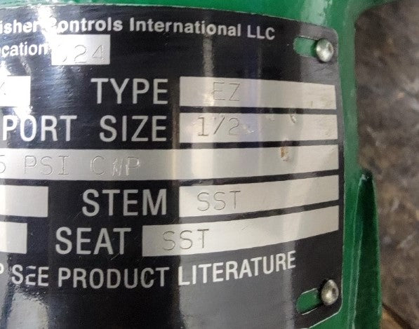 FISHER DVC6200HW2 TYPE EZ 30VDC 145PSI 3/4" NSNP