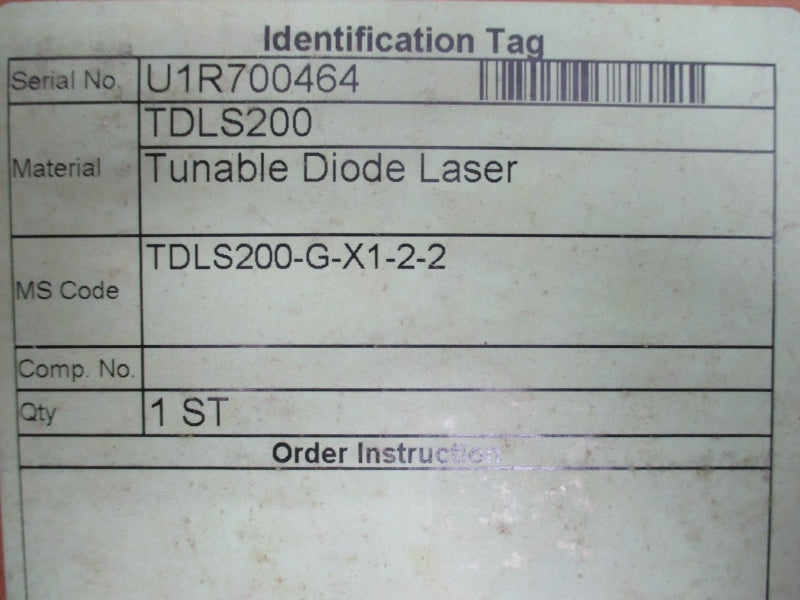YOKOGAWA TDLS200-G-X1-2-2 24.0VDC NSMP
