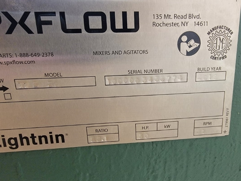 LIGHTNIN SPX FLOW 77S30 NSMP