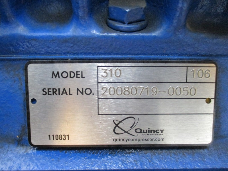QUINCY QR-310 113727P200 310ST00030 200PSI 400'F NSNP