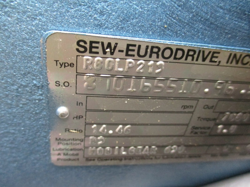 SEW EURODRIVE R80LP213 NSMP