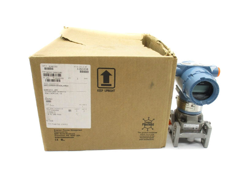 ROSEMOUNT 3051CG4A04A1AH3E5L4M5CN 10.5-55VDC 200PSI NSMP