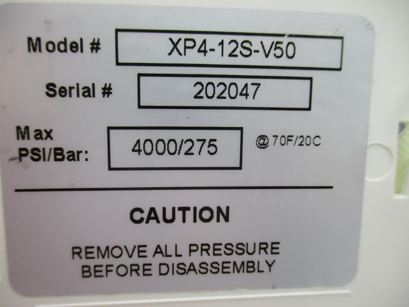BLACOH XP4-12S-V50 4000PSI NSMP