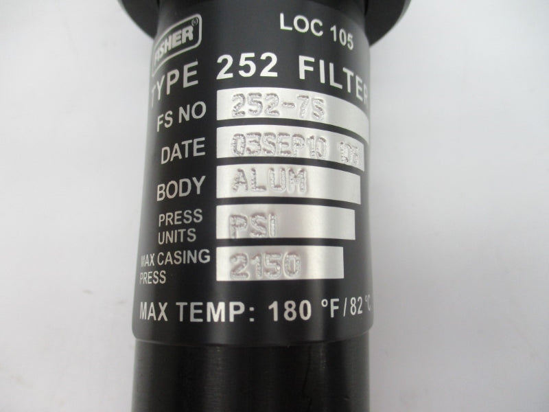 FISHER 252-7S 252-910-16667 2150PSI NSMP