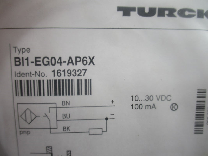 TURCK BI1-EG04-AP6X 1619327 10-30VDC NSMP