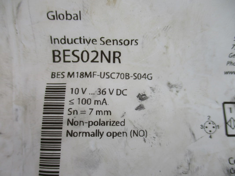 BALLUFF BESM18MF-USC70B-S04G BES02NR 10-36VDC NSMP