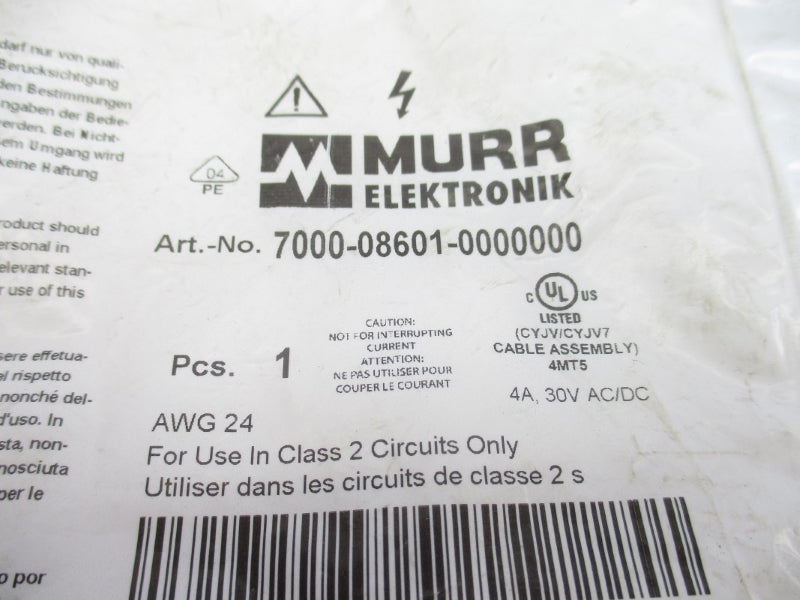 MURR ELEKTRONIK 7000-08601-0000000 30VAC/DC 4A NSMP