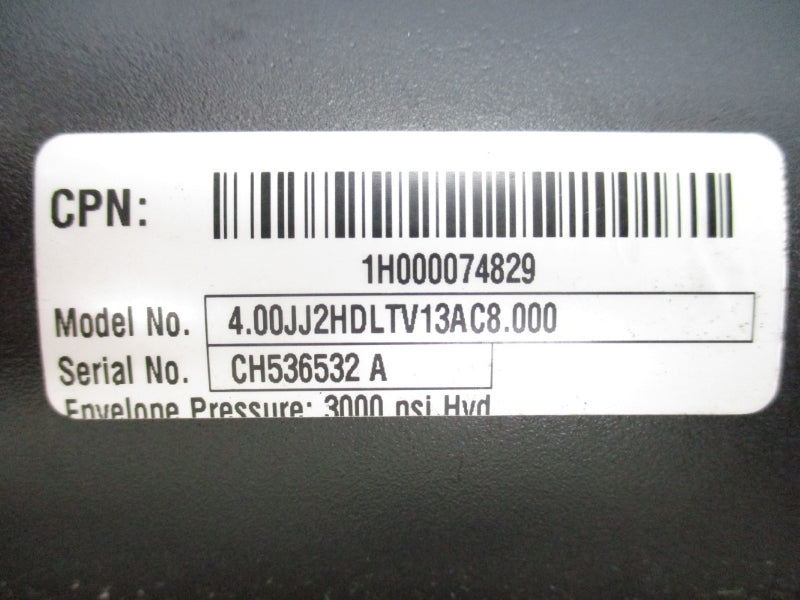 PARKER 4.00JJ2HDLTV13AC8.000 3000PSI NSNP