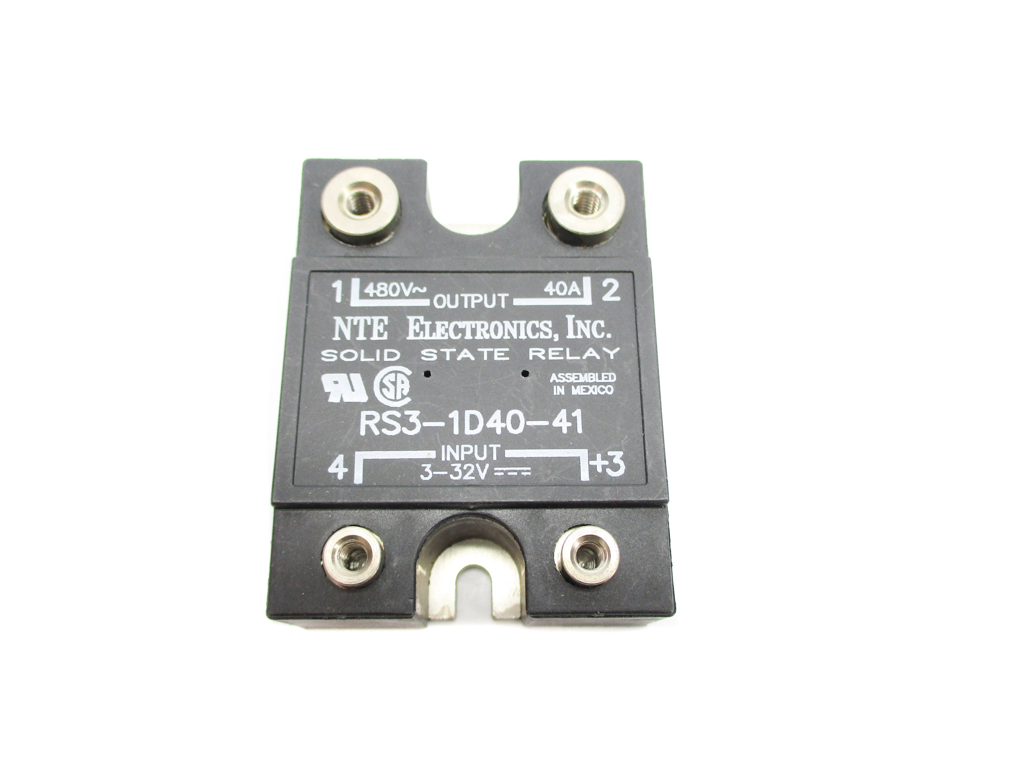 NTE ELECTRONICS RS3-1D40-41 40A 480V 3-32V NSNP
