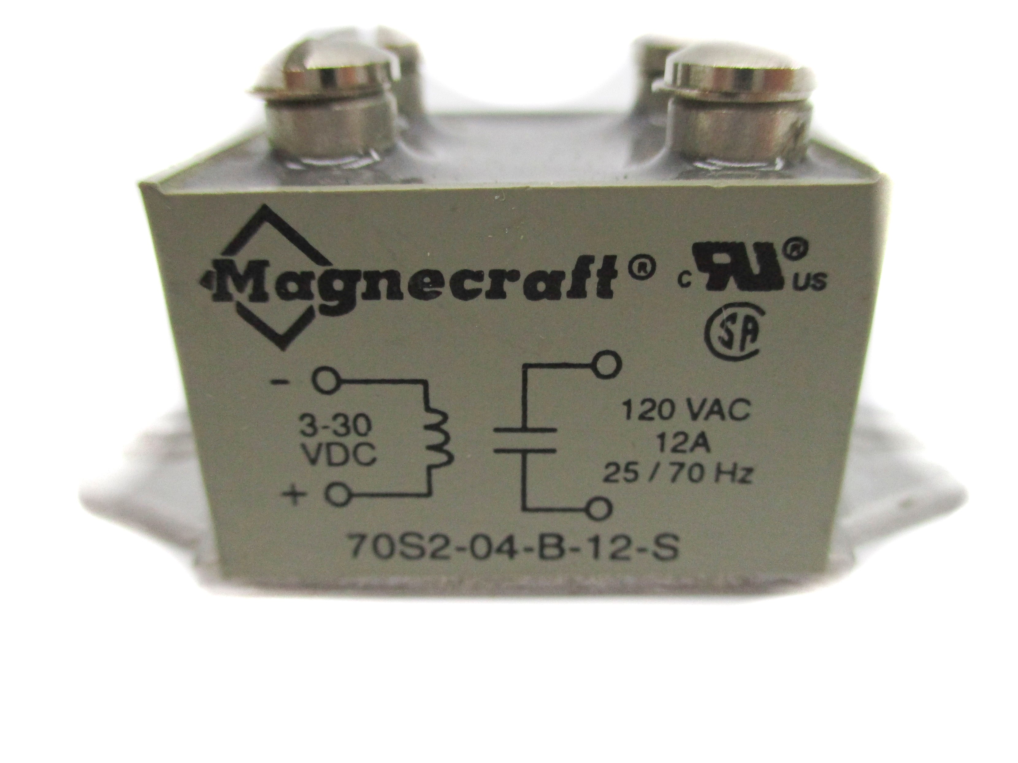 MAGNECRAFT 70S2-04-B-12-S 120VAC 12A 3-30VDC NSNP