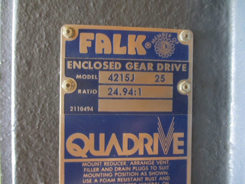 FALK 4215J25 24.94:1 RATIO 0497549 NSMP