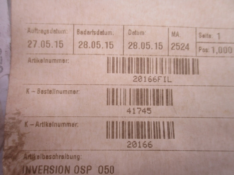 PARKER 20166FIL NSMP