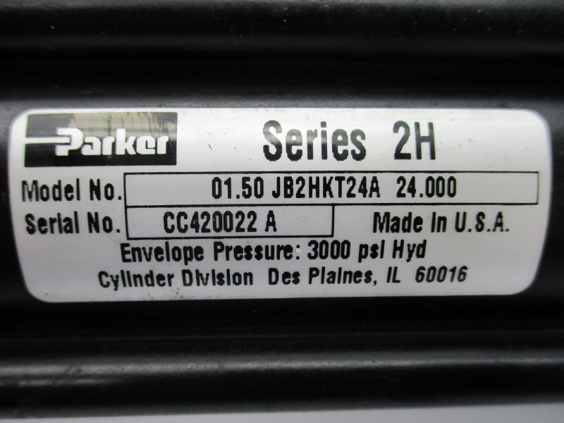 PARKER 01.50JB2HKT24A24.000 SER. 2H 3000PSI NSNP