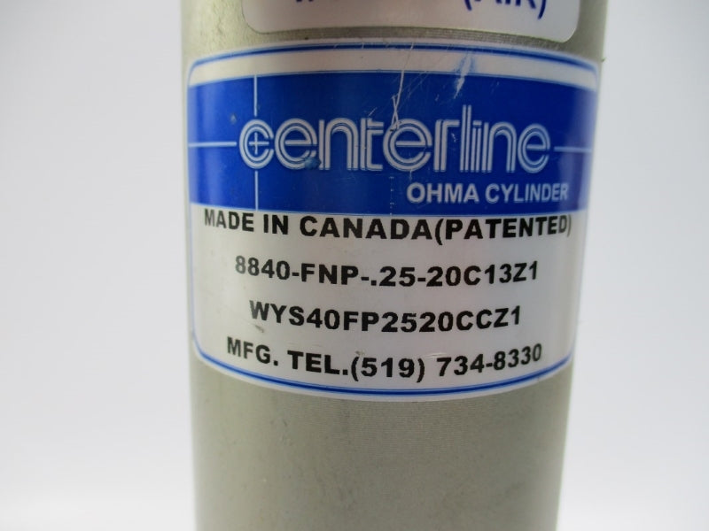 CENTERLINE 8840-FNP-.25-20C13Z1 WYS40FP2520CCZ1 NSNP