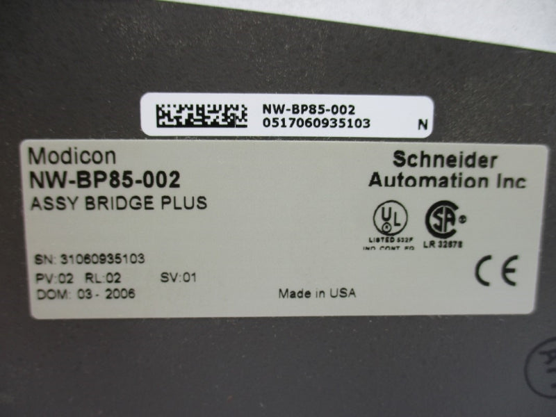 MODICON NW-BP85-002 24VDC NSMP